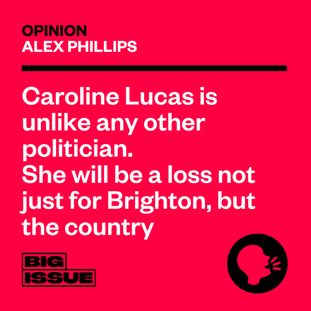 @CarolineLucas has said she will not be standing in the next election. Her friend and colleague @alexforeurope shares why losing the UK’s only Green Party MP will leave a gaping green hole for many across the country bigissue.com/opinion/caroli…