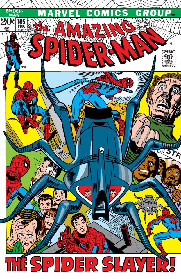 MarvelADay's tweet photo. Amazing Spider-Man #105, 1972. #MarvelADay #ASM105
“The Spider Slayer!”
Writer: Stan Lee
Pencils: Gil Kane
Inker: Frank Giacoia
Cover: Gil Kane/Frank Giacoia https://t.co/s1lUExrHAr