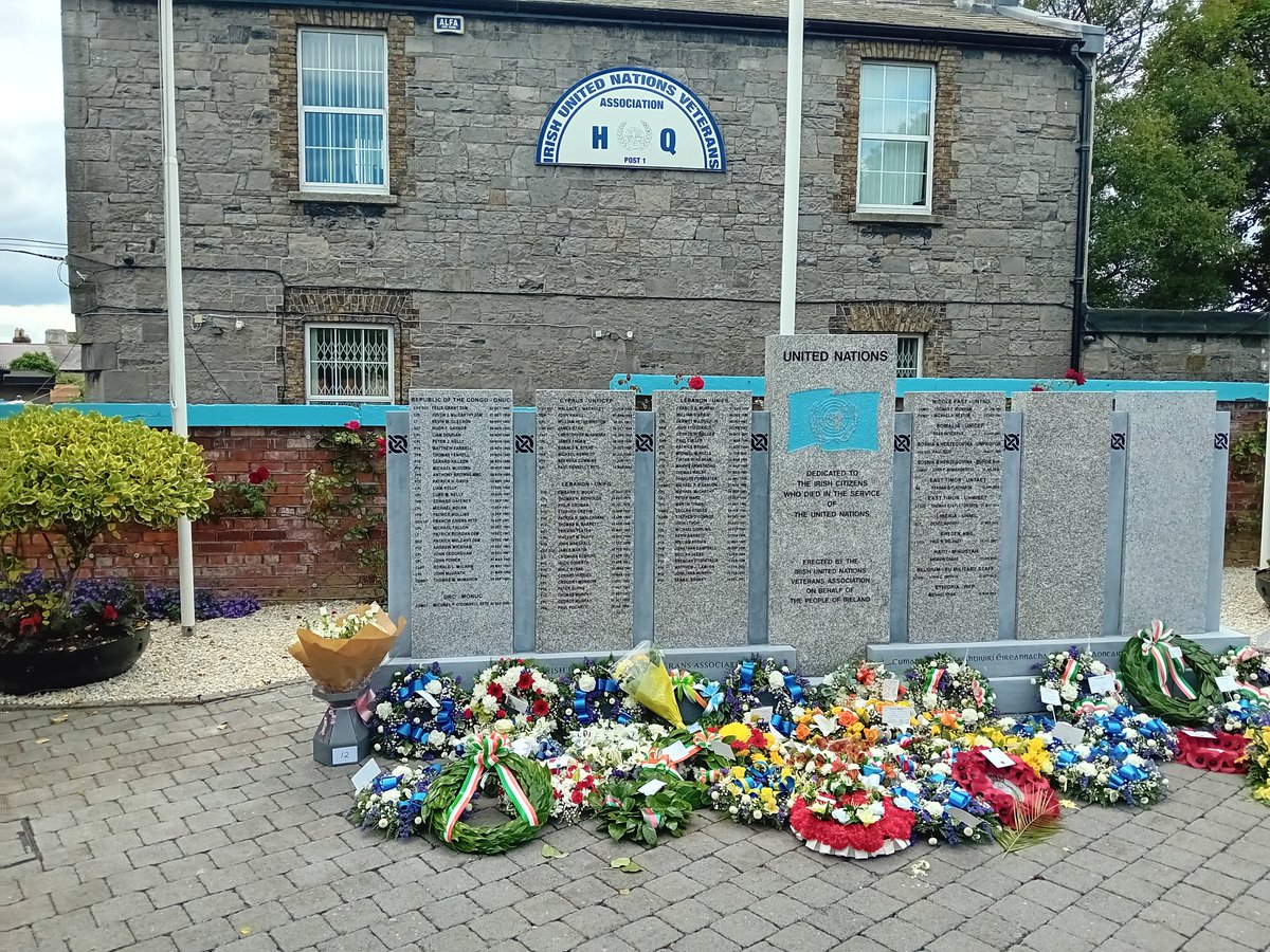 It is a great privilege and honour to represent our members today at the annual IUNVA Wreath laying ceremony, in memory of all those who died while serving on UN Peacekeeping missions throughout out the world . #peacekeepers #firsttoserve #remberance
