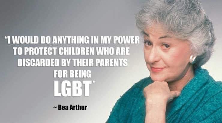 🏳️‍🌈♥️ @AliForneyCenter #LGBTQIA #Pride2023 #Pride #BeaArthur #ThankYouForBeingAFriend