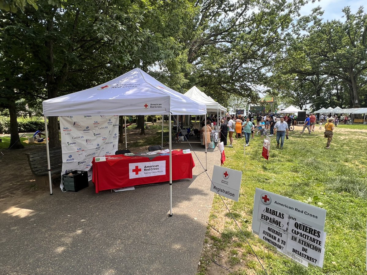 DavidOcamp0's tweet image. #dcchapter  @RedCross participating at DC AFRO-LATINO FEST in partnership with @OLADCGov . Reaching and supporting Latino communities within D.C. #DCsComeBack #DCvalues #DCAfrofest @jackiereyesdc