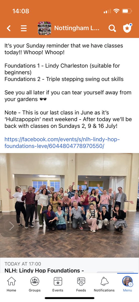 🔔‼️It’s your Sunday reminder that we have classes today!! Whoop! Whoop! 🙌🙌

F1 5pm | Practice 6pm | F2 6.30pm

St Christopher’s Church Hall, Trent Road, Sneinton, Nottingham 

£7 pp per class | £12 pp both classes