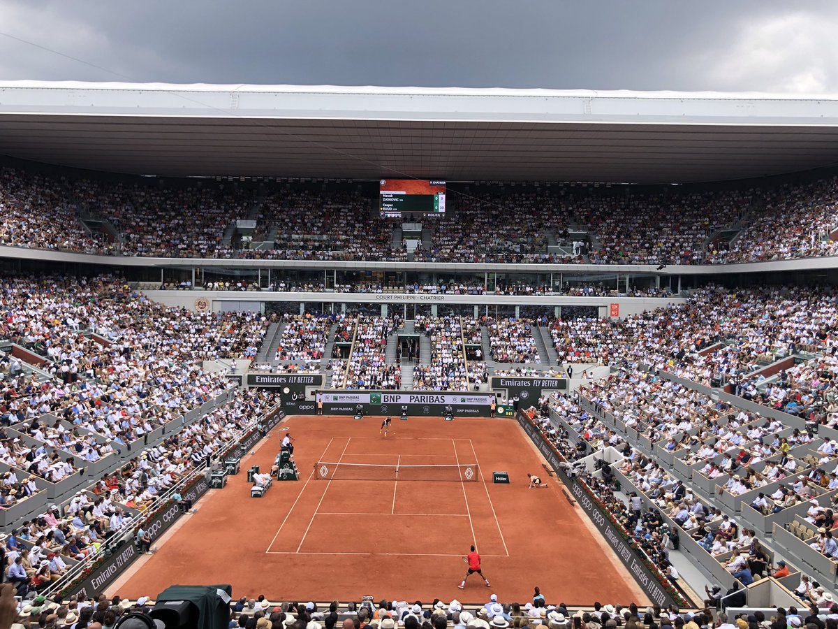 fluetticke's tweet photo. Finale. #RolandGarros #dpareporter https://t.co/PhuDsaPC37