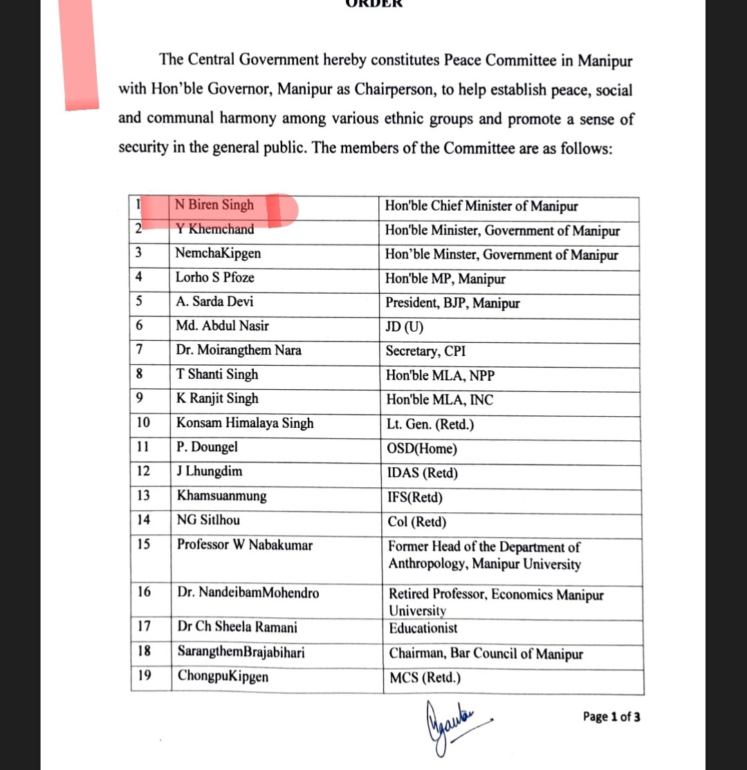 Siemgangte771's tweet photo. Why is communal Biren in the picture? If peace is what we are aspiring then it must be free of communal Biren. Peace and Biren doesn't go hand in hand.

#Manipur_violence #birenresign https://t.co/kdPoQZCJxe