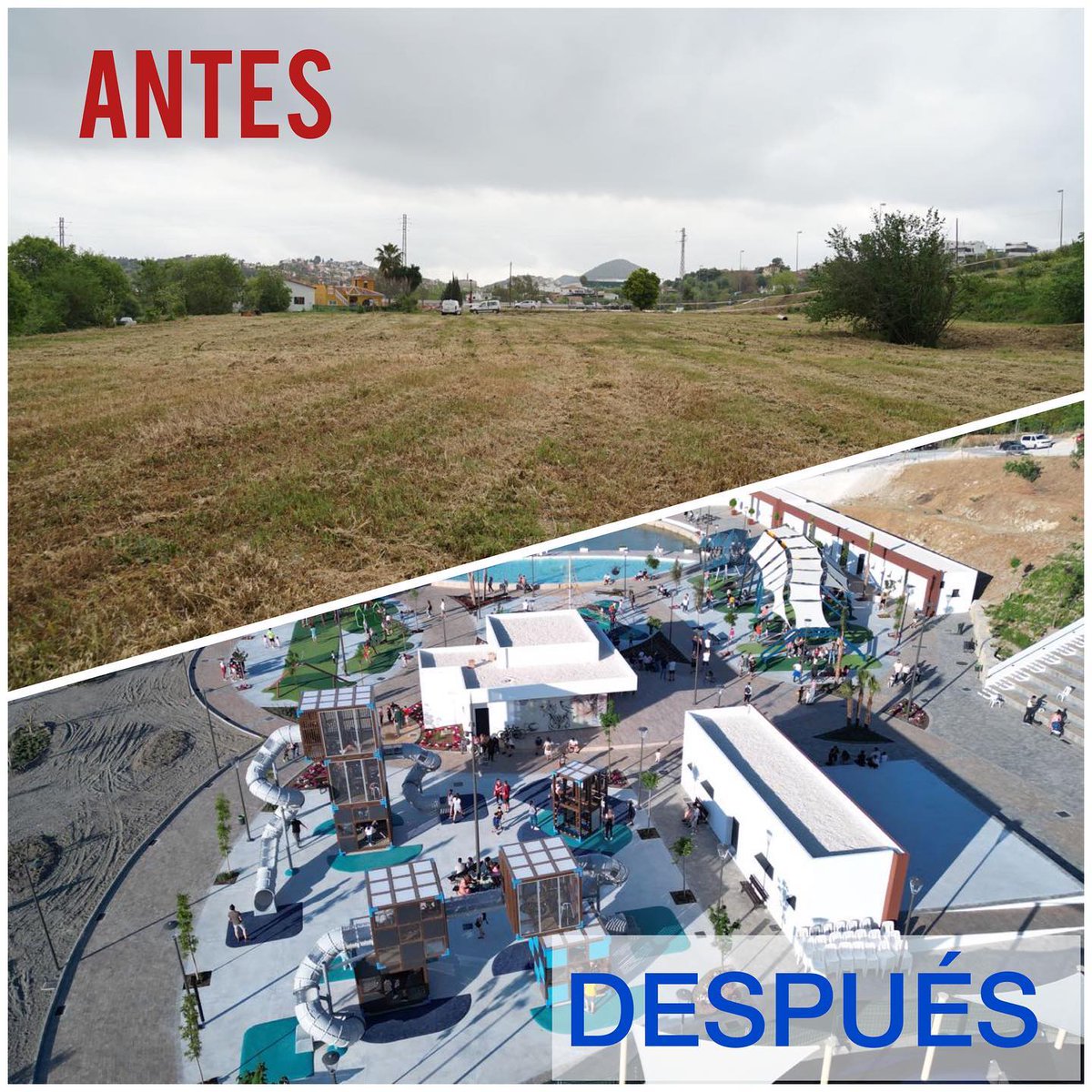 FranSantosCoin's tweet photo. ✅ #CoinAvanza Poco a poco y con mucho trabajo vamos a seguir haciendo realidad grandes proyectos para el desarrollo y crecimiento de #Coín, como hemos hecho con nuestro gran Parque Leonor #CoinMLG #ElProyectoQueNosUne https://t.co/qbma4oJ01H