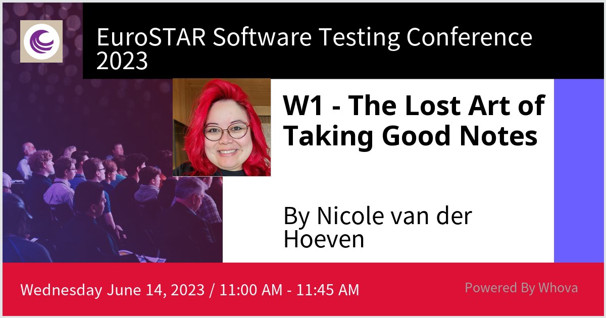 I'm in Antwerp, Belgium getting ready to speak at the EuroSTAR Software Testing Conference 2023 about how I use @obsdmd for work. Check out the talk or say hi to me if you're attending! #EuroSTARConf