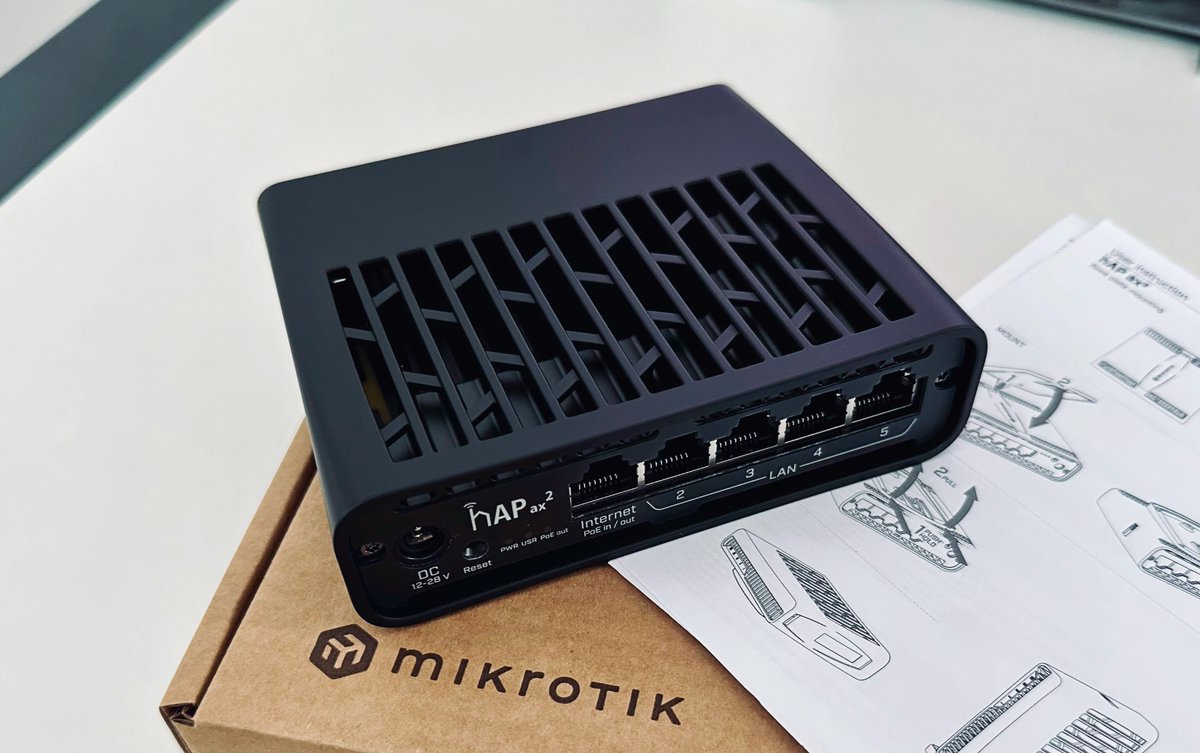 New Toys: MikroTik hAP ax^2 (qwq