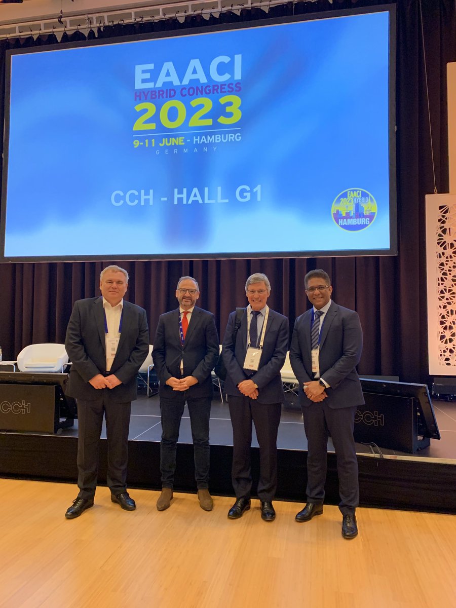 EAACI congress 2023 …so great to meet both KOLs and friends again!