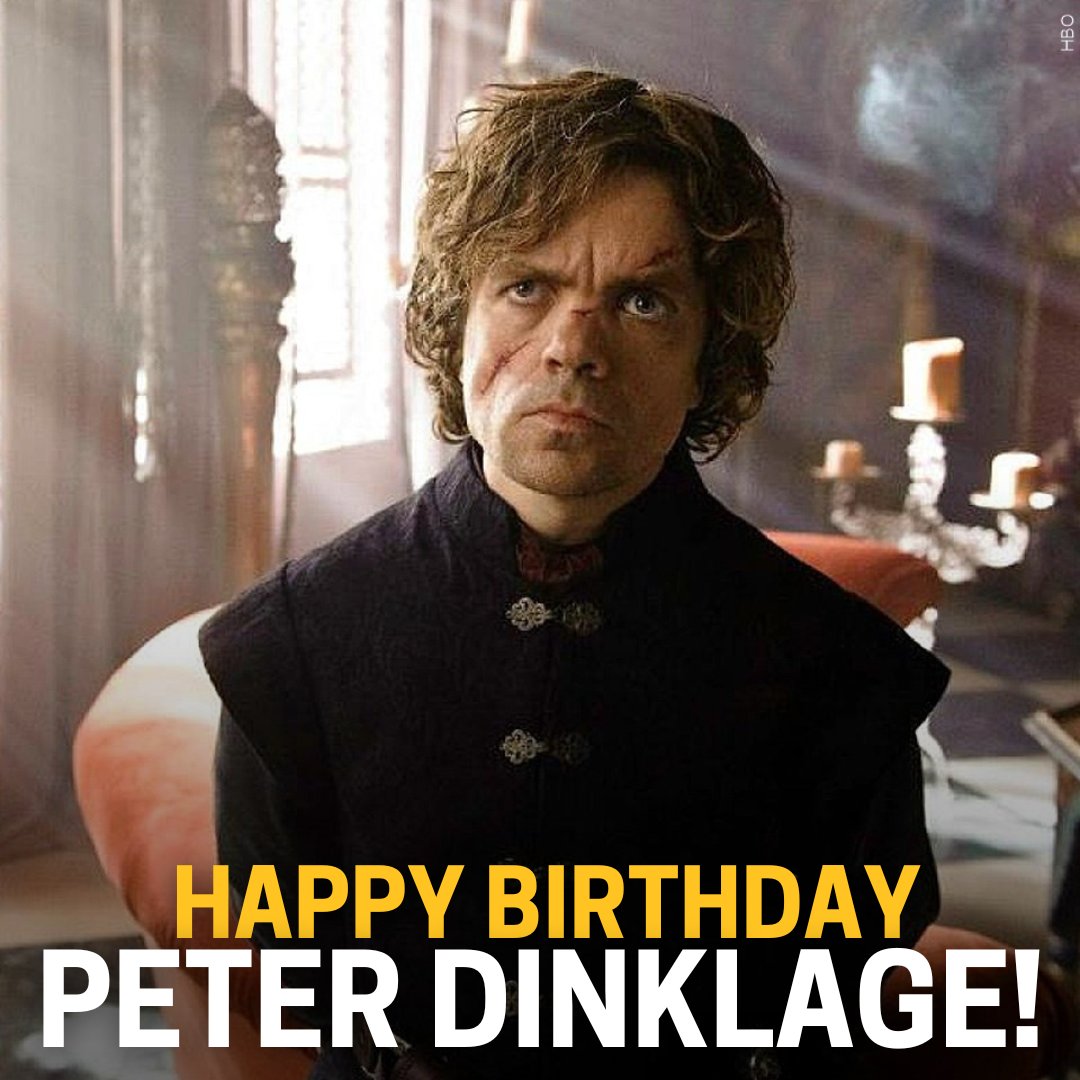 Happy birthday to Peter Dinklage aka Tyrion Lannister! 