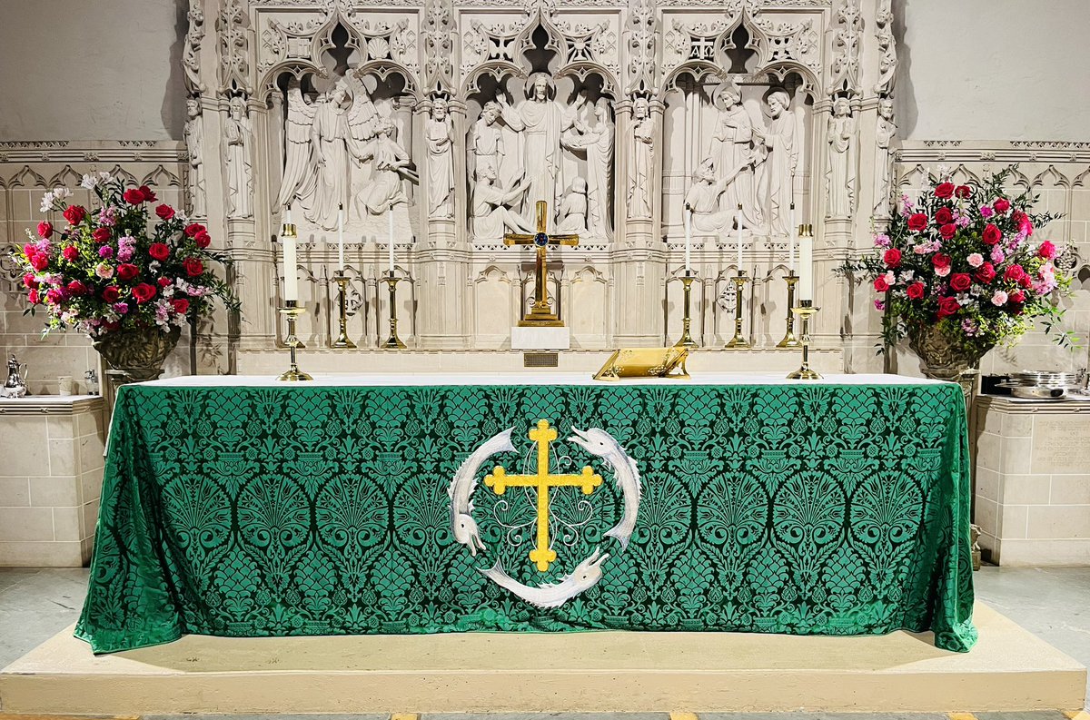 FatherTim's tweet image. And thus begins what I affectionately refer to as The Long Green Slog. #OrdinaryTime