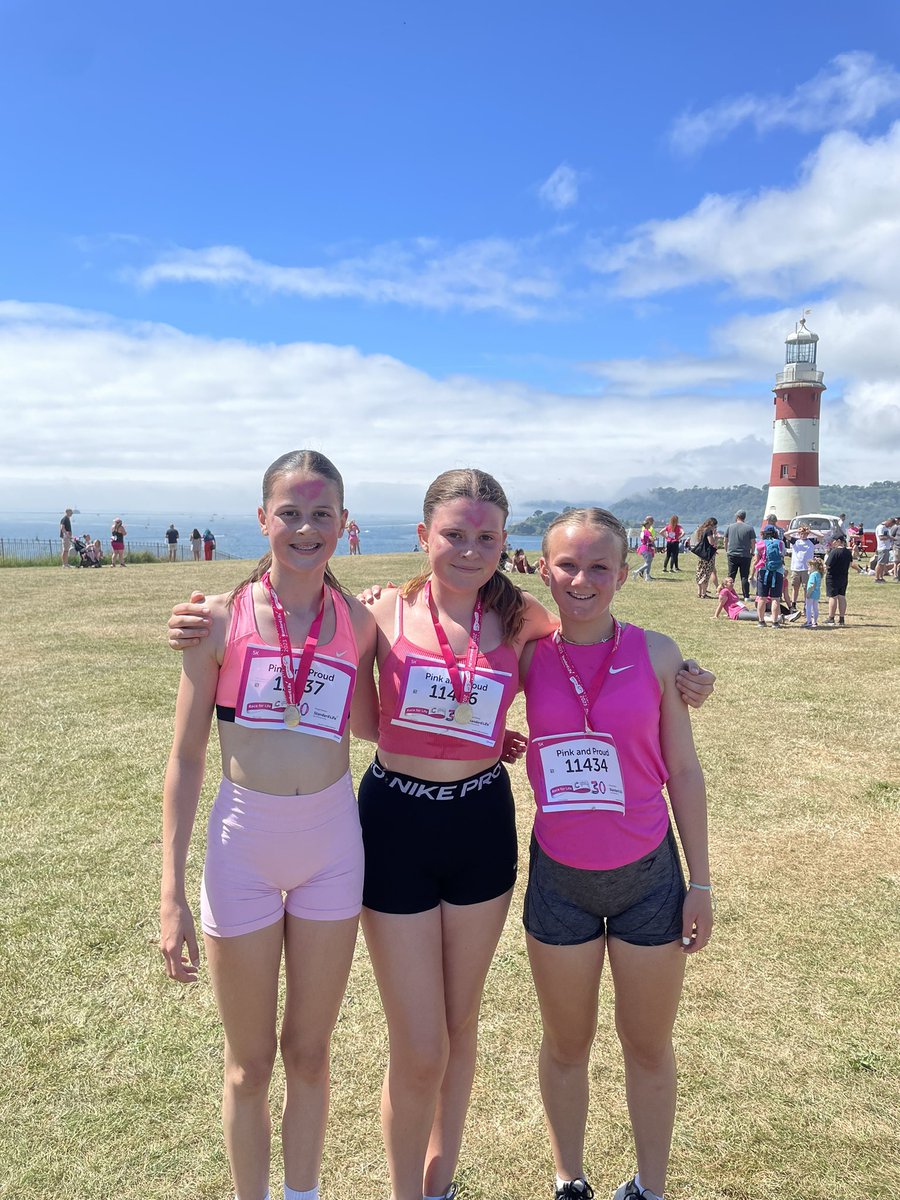 Proud of my daughter today running the race for life, with her friend who has had cancer, and remembering everyone else who is, or has been affected 🥰