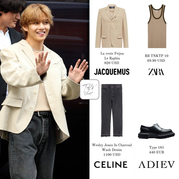 Siminvest Fanmeet Kim Taehyung worn outfit - Jacket by Jacquemus