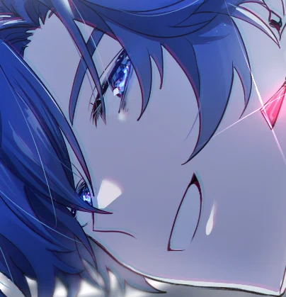 こういうよく見るとハイライトとか睫毛があるの好き