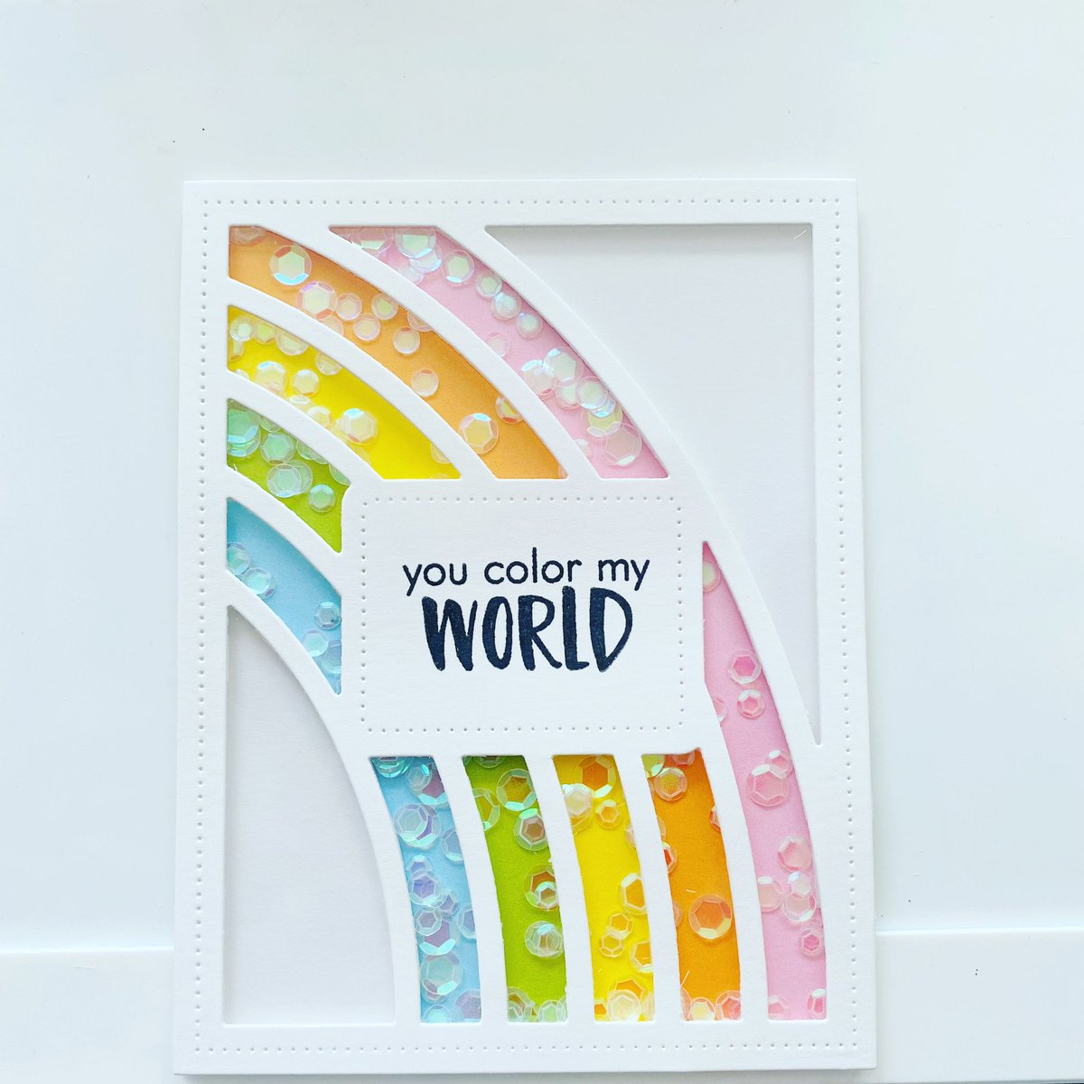TeachTanyaS's tweet photo. Hope this handmade rainbow card brightens everyoneโs Sunday and Happy Pride Month to fellow humans who celebrate it! #sharehandmadekindness #humansunite https://t.co/MwLpwasozk