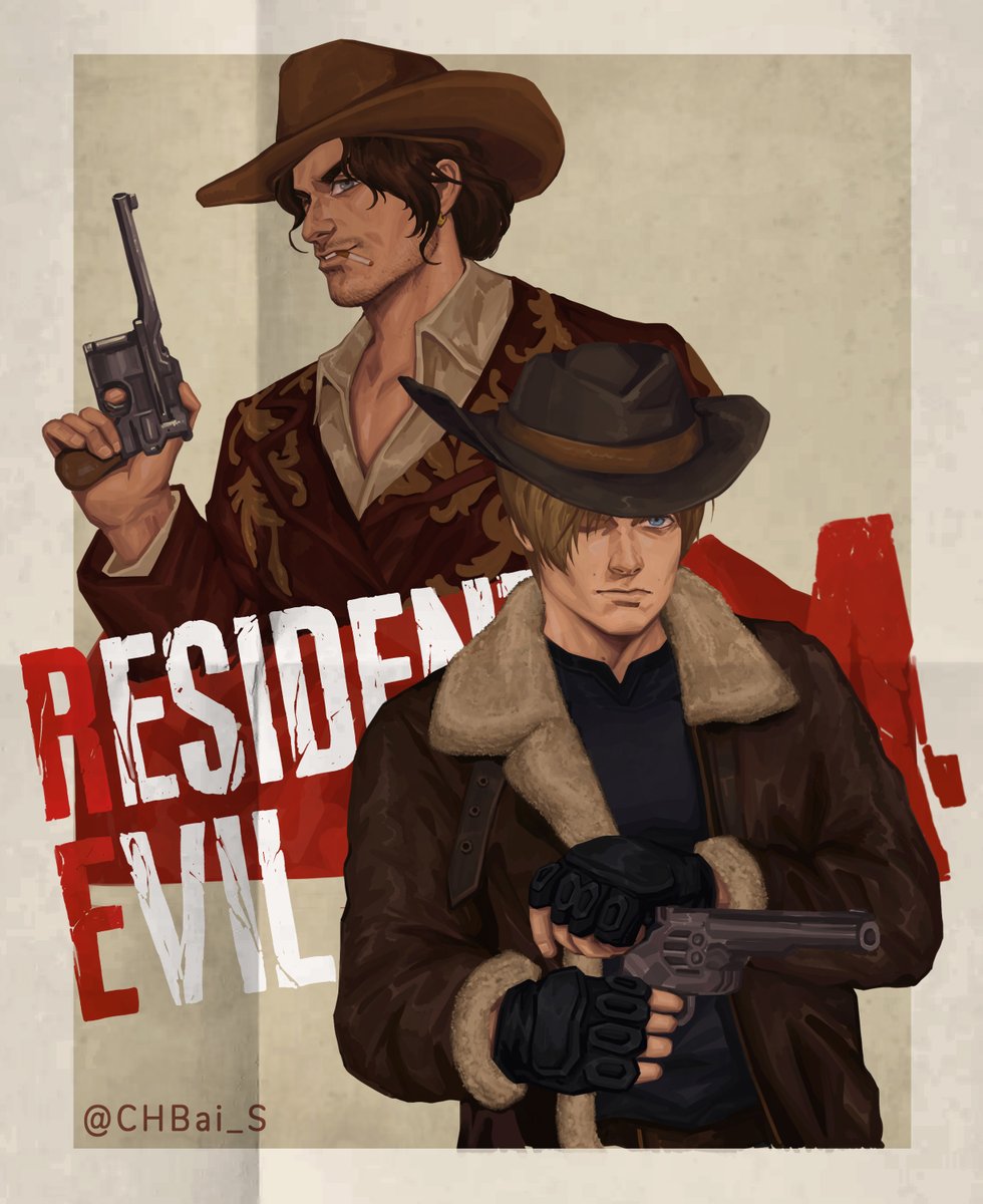 COWBOY×2🤠
#ResidentEvil4Remake #LeonKennedy #LuisSera #RE4