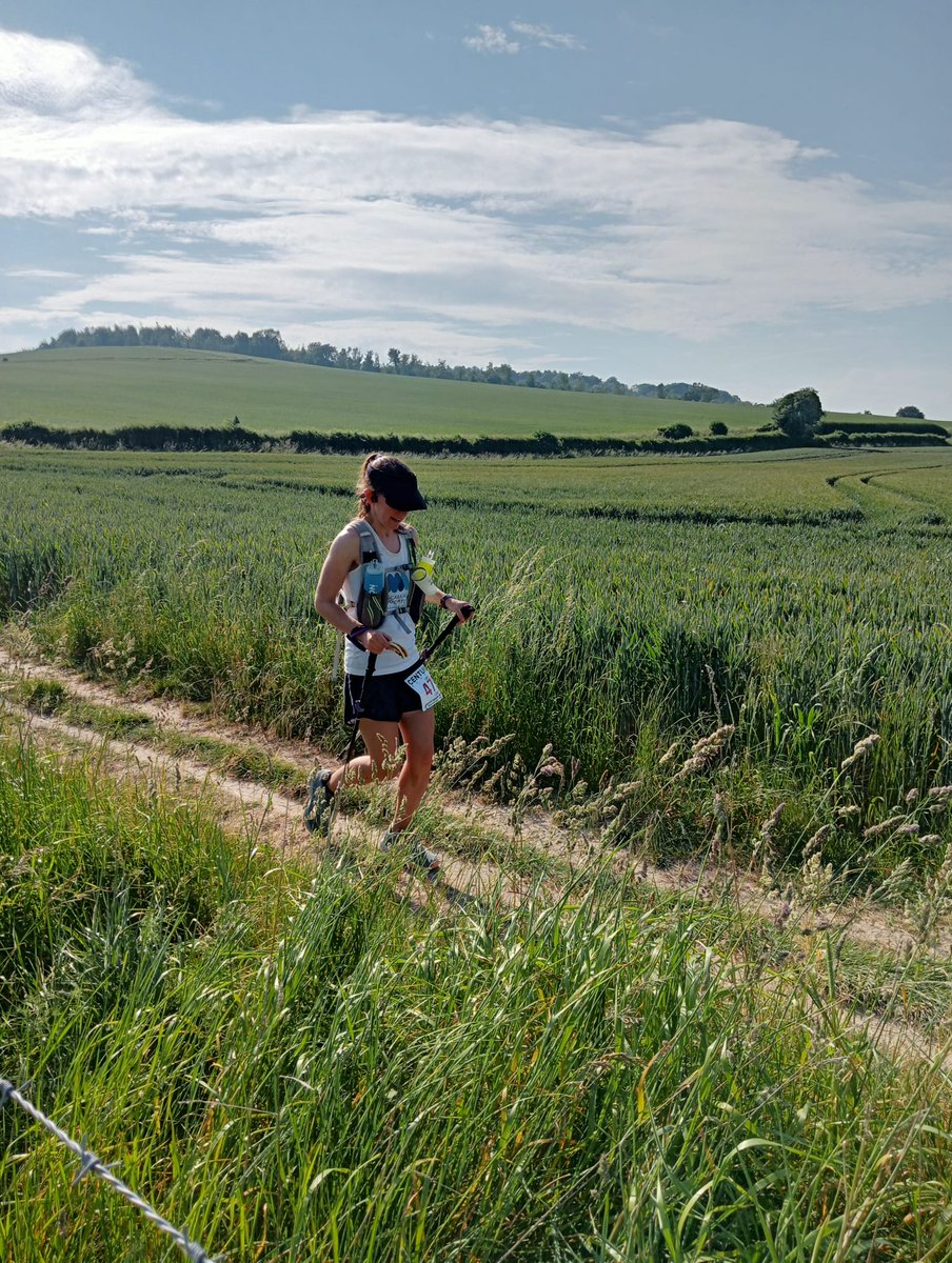 LibbyClarkLeeds's tweet photo. My 1st DNF @centurionrunner South Downs Way 100 miler. Missed a checkpoint cut off at 70 miles after 23 hours of running. Brutal heat, I hit the wall at mile 45, after which things got ugly 😂 Absolutely gutted but know I gave it everything I had to keep going through the night https://t.co/ZXjIuReSXF