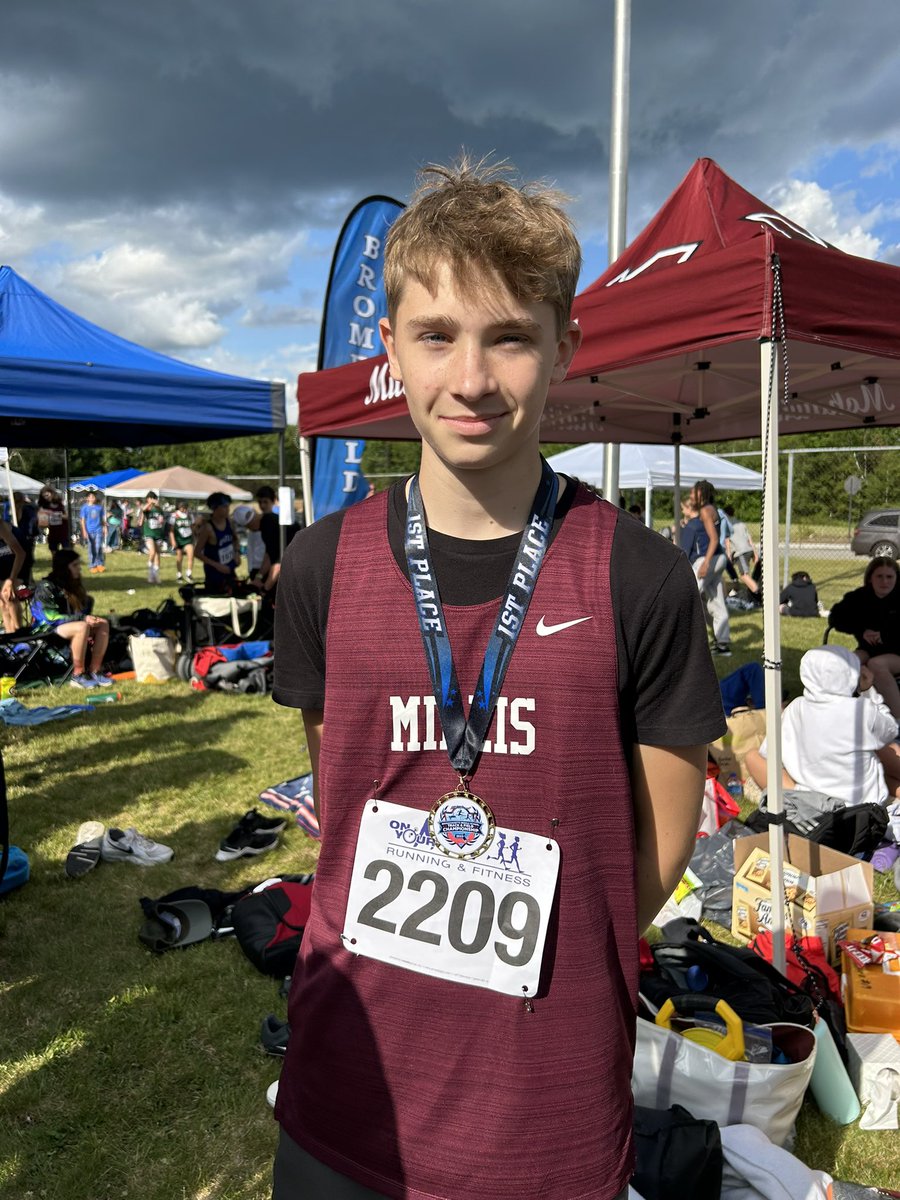 millis_tf's tweet image. In his first year participating in T&amp;amp;F, Harrison finished as a state champ!!🥇😃🏆. He cleared 5’6” for the first time at the MA middle school state championship meet. What a time to shine✨! Congratulations!!👏🏼 @MillisAthletics @BoostersMillis @millismiddle