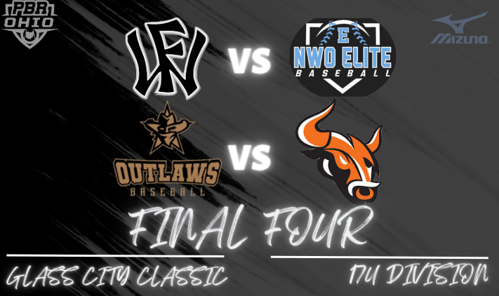🏆PBR Glass City Classic🏆
17u Final 4 is set!

@17UWOWFACTOR vs <a href="/NWOElite20/">NWOElite Baseball Club</a> 

@outlawbasebal5 vs Around The Horn

#pbrgcc