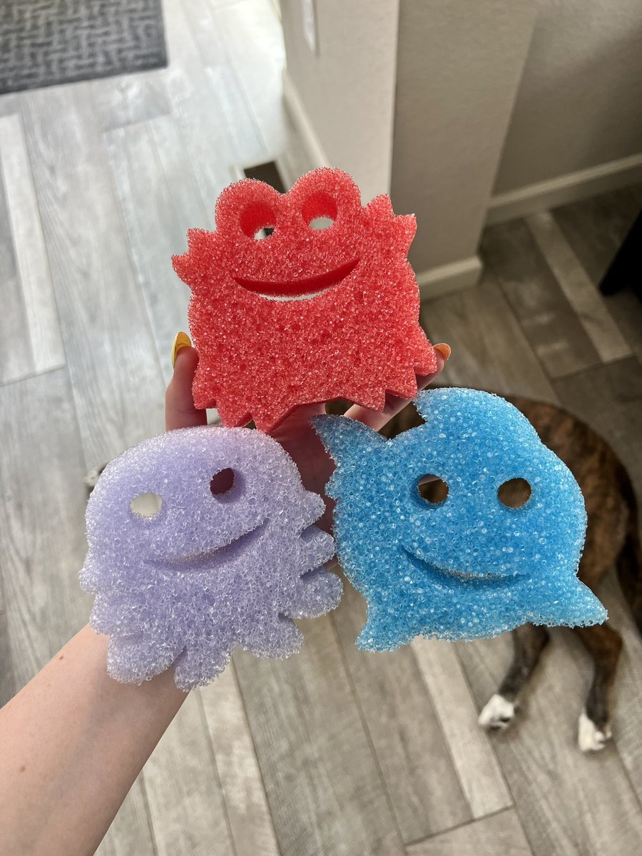 losing my mind at the new summer scrub daddies oh my god they are just precious