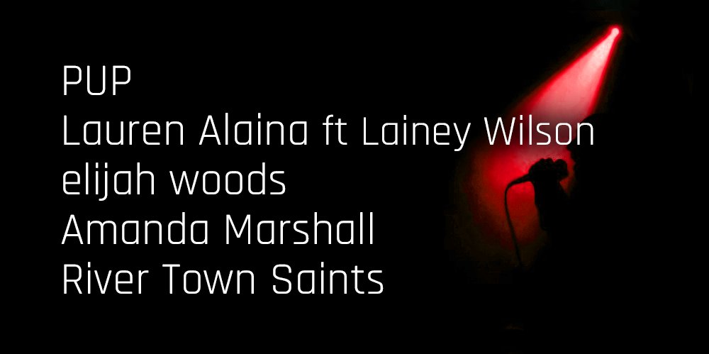 (MORE) New Music Spotlight!!! check out 5 more new tracks that we think you oughta hear from... @puptheband @lauren_alaina ft @laineywilson @elijahwoods @themarshallmix @rivertownsaints thereviewsarein.com/2023/06/11/new… #newmusic