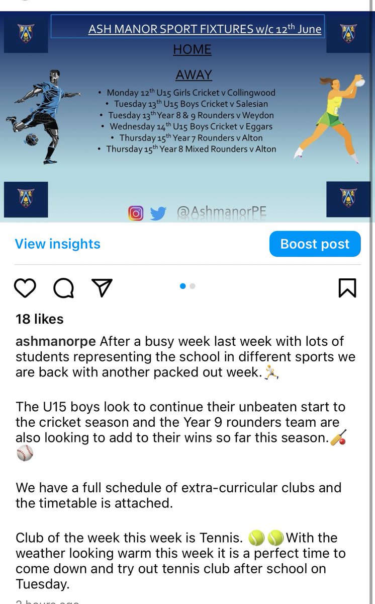 Ash Manor PE (@ashmanorpe) on Twitter photo 