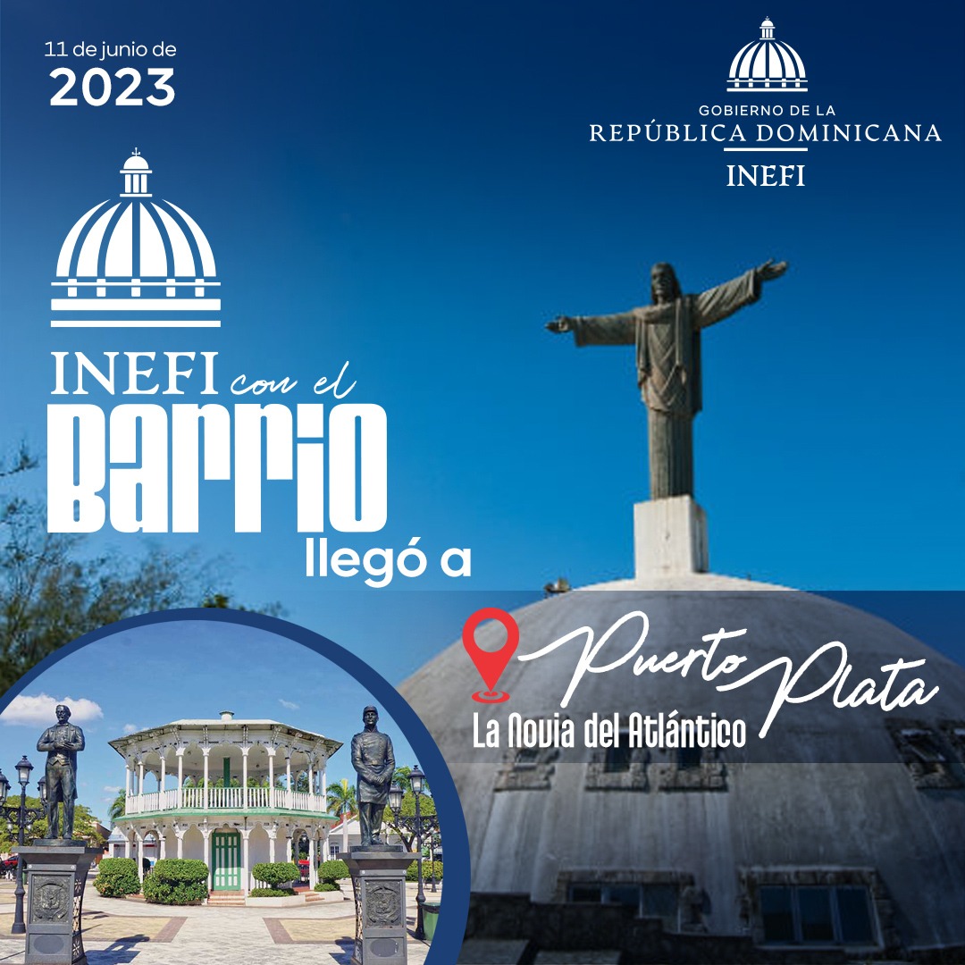 ¡Puerto Plata lo pidió y le cumplimos!
¡Trae a los vecinos, aquí te esperamos! 
#INEFIConElBarrio, en la calle Hermanos Sarita, entre la avenida Luis Ginebra y la calle Kounhardt.
🏀🏐⚽️ 

#INEFICambia 
#EstamosCambiando 
#LaNoviaDelAtlántico