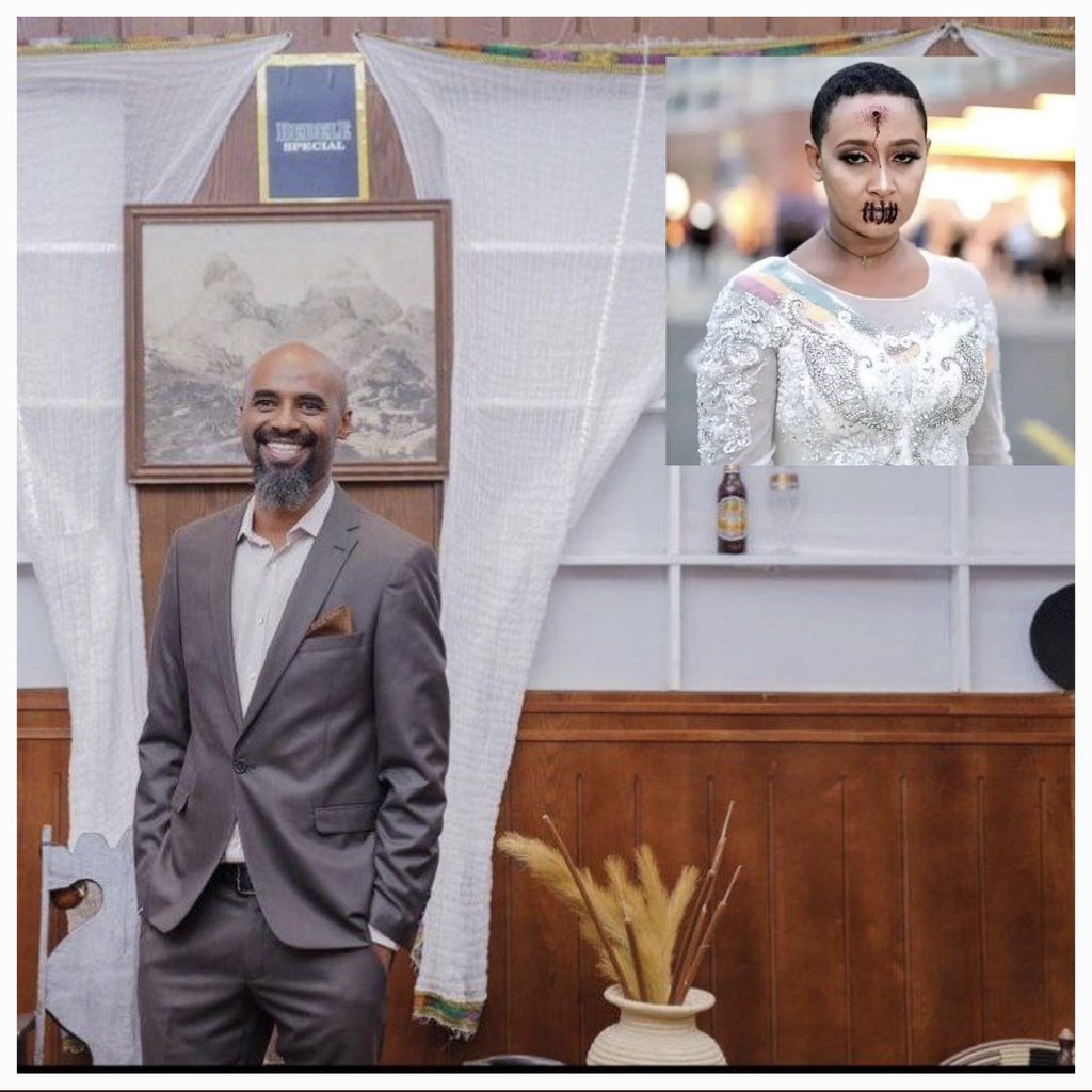 Detention of film maker Yonas Berhane Mewa despite bail, for apparently another TV personality art work showing a bullet wound on her head &amp; barbed wire on her mouth at an arts event is unlawful . Artistic expression is part &amp; parcel of freedom of expression. Release immediately