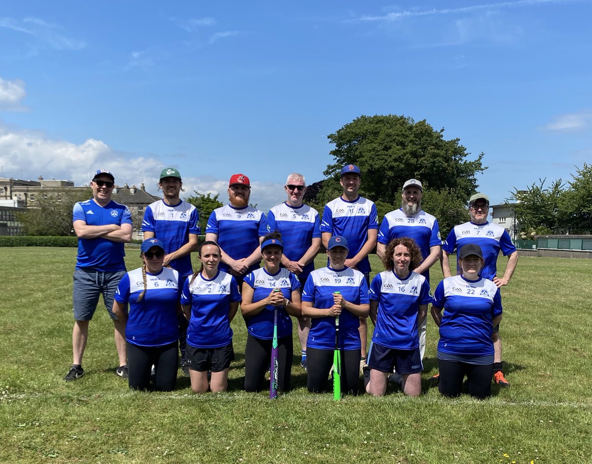 Well done to our Senior Mixed #GAARounders side who beat Cuchulainn of Carlow 6-5 in under 60 minutes. Great fielding on both sides! #CaoimhínAbú