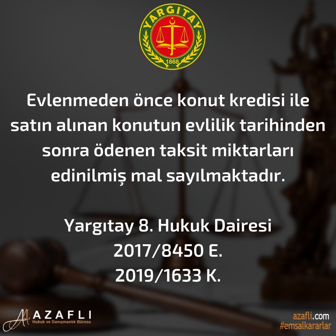 aazafli's tweet photo. Evlilik birliği içerisinde ödenen konut taksitleri hakkında; https://t.co/YydGWcPeh6