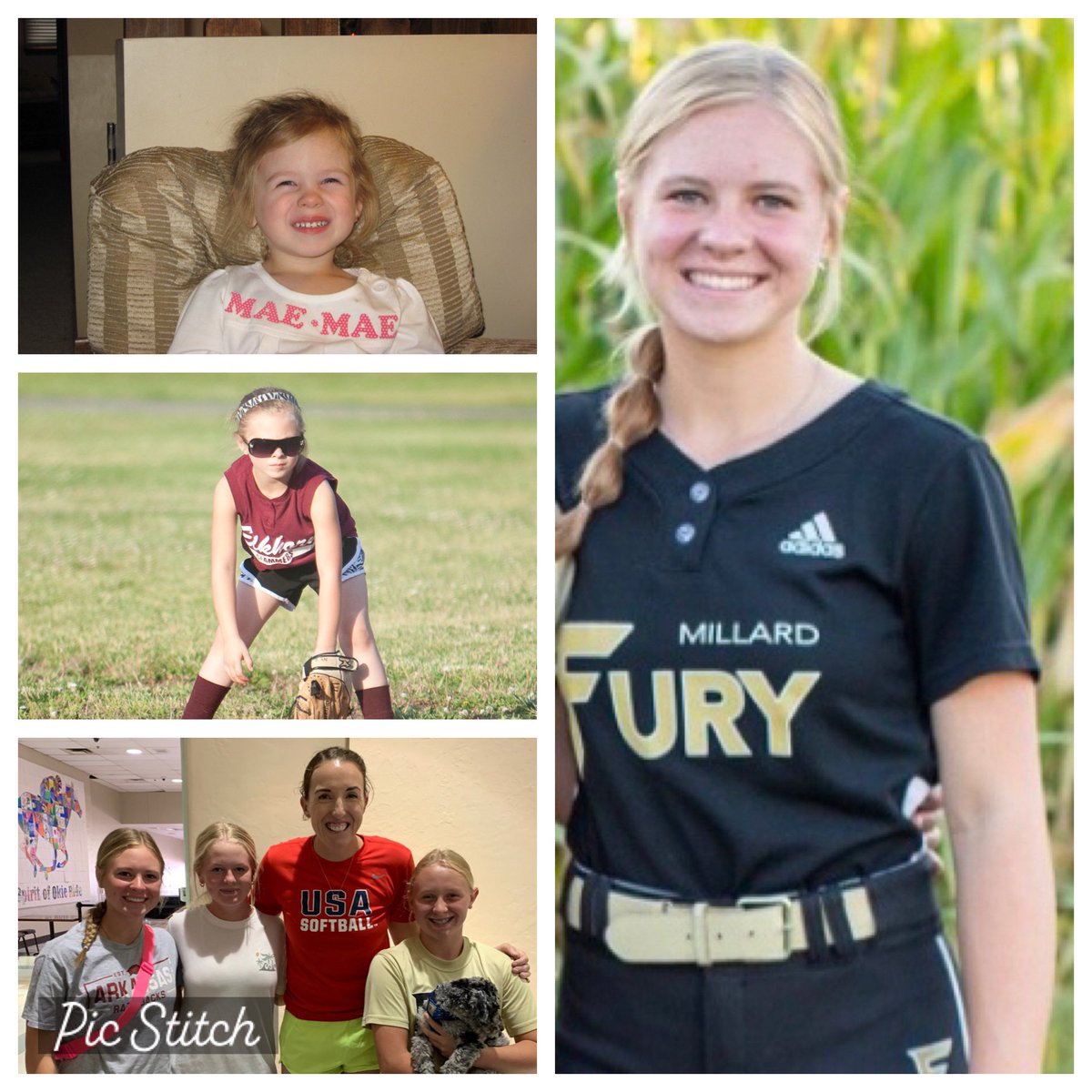 Happy Birthday Mae Mae!!!! So glad you’re back on the field🦵🏼💪🏼.  Your determination has been inspiring💛🖤🥎Have a great day
<a href="/maemae_zach/">Mae Mae Zach</a> #FGZ