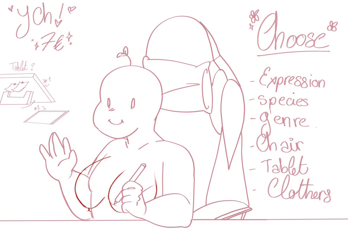 ✨YCH 7€✨
🌿5 lots

#ych #YCHCommission #ychicon #YCH