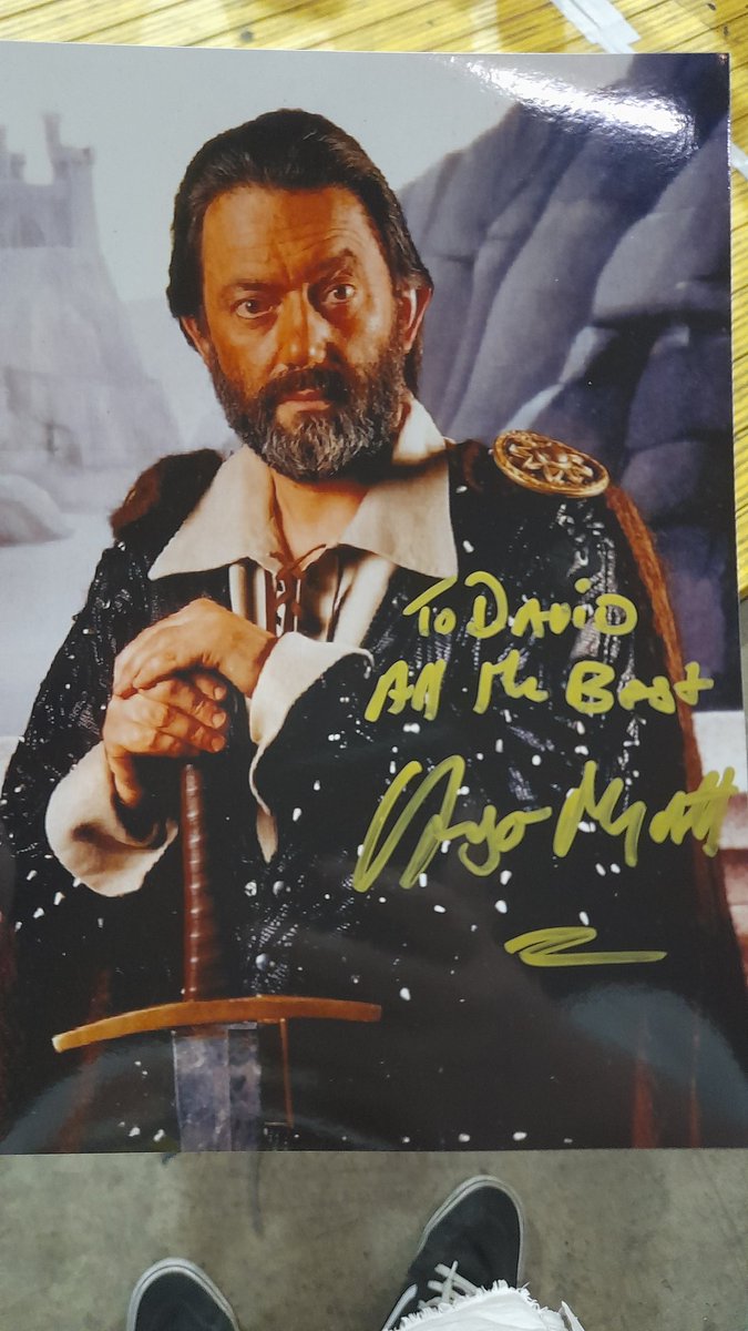 dhevans77's tweet photo. Thanks to @emconcouk I got to meet #Knightmare's Treguard #HugoMyatt https://t.co/hw1Og0dQES