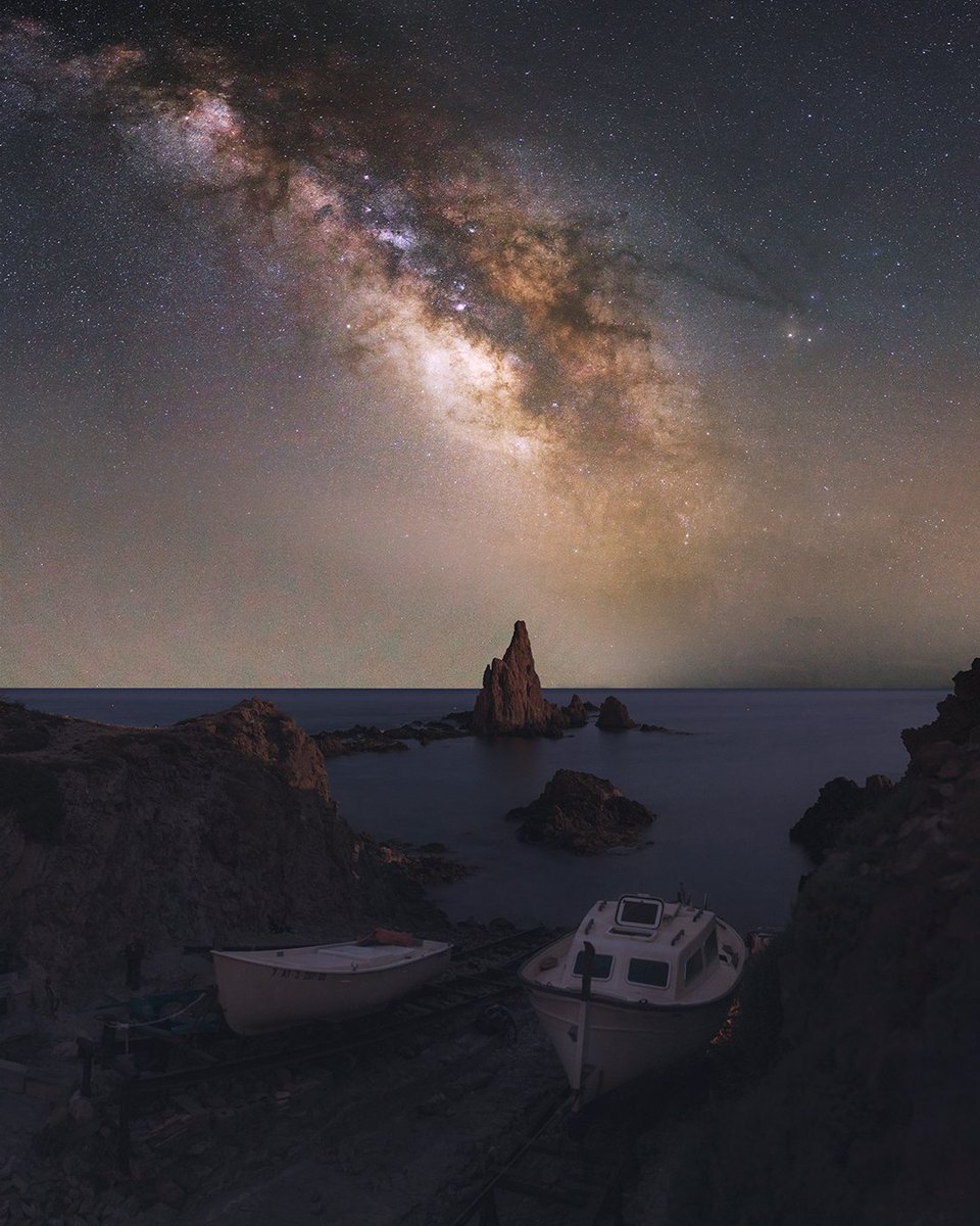 Vía Láctea en el Arrecife de las Sirenas.