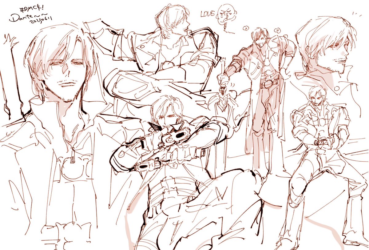 #DMC4 #Dante 模写練習