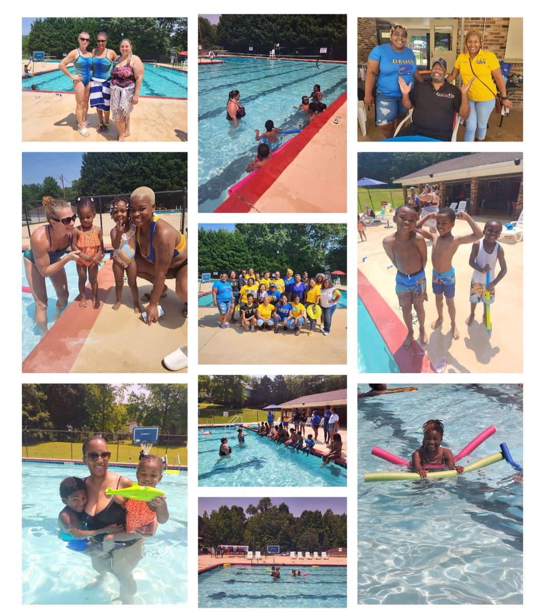 GvilleSCPoodles's tweet image. Yesterday, #EtaSigmaSigma had a day of fun in the sun during our #Swim1922 Water Safety Clinic and Pool Celebration benefitting #OperationBigBookBag. Thanks to all who helped make this an awesome event for the kids and adults alike!!!

#SGRho #Greater
#WaterSafetyDay
#AquaAngels