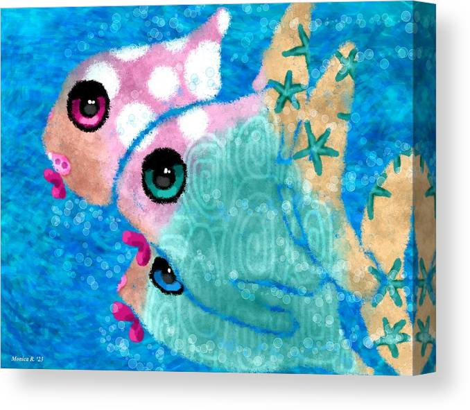 A trio of whimsical fish. Fish can symbolize fertility, rebirth, abundance, luck and the unconscious or higher self.

Check out this new canvas print that I uploaded to fineartamerica.com/featured/fish-… 

#beachart #fish #fishpainting #fishart #whimsicalfish #beachdecor