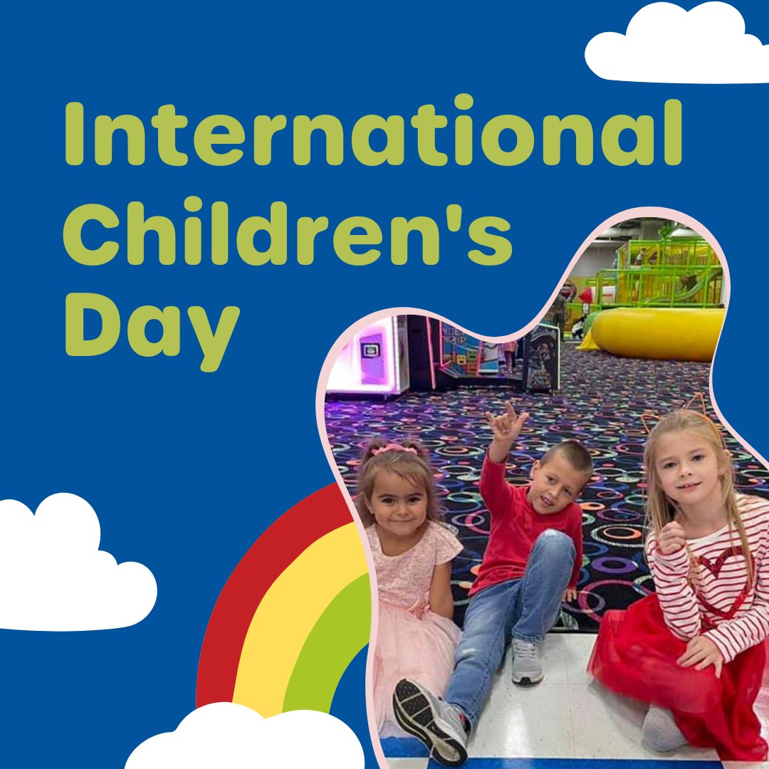 It's #InternationalChildrensDay and we're ready to celebrate with a bounce! Let's make this day a non-stop adventure with never ending fun at our indoor playground 🎉🤸‍♂️