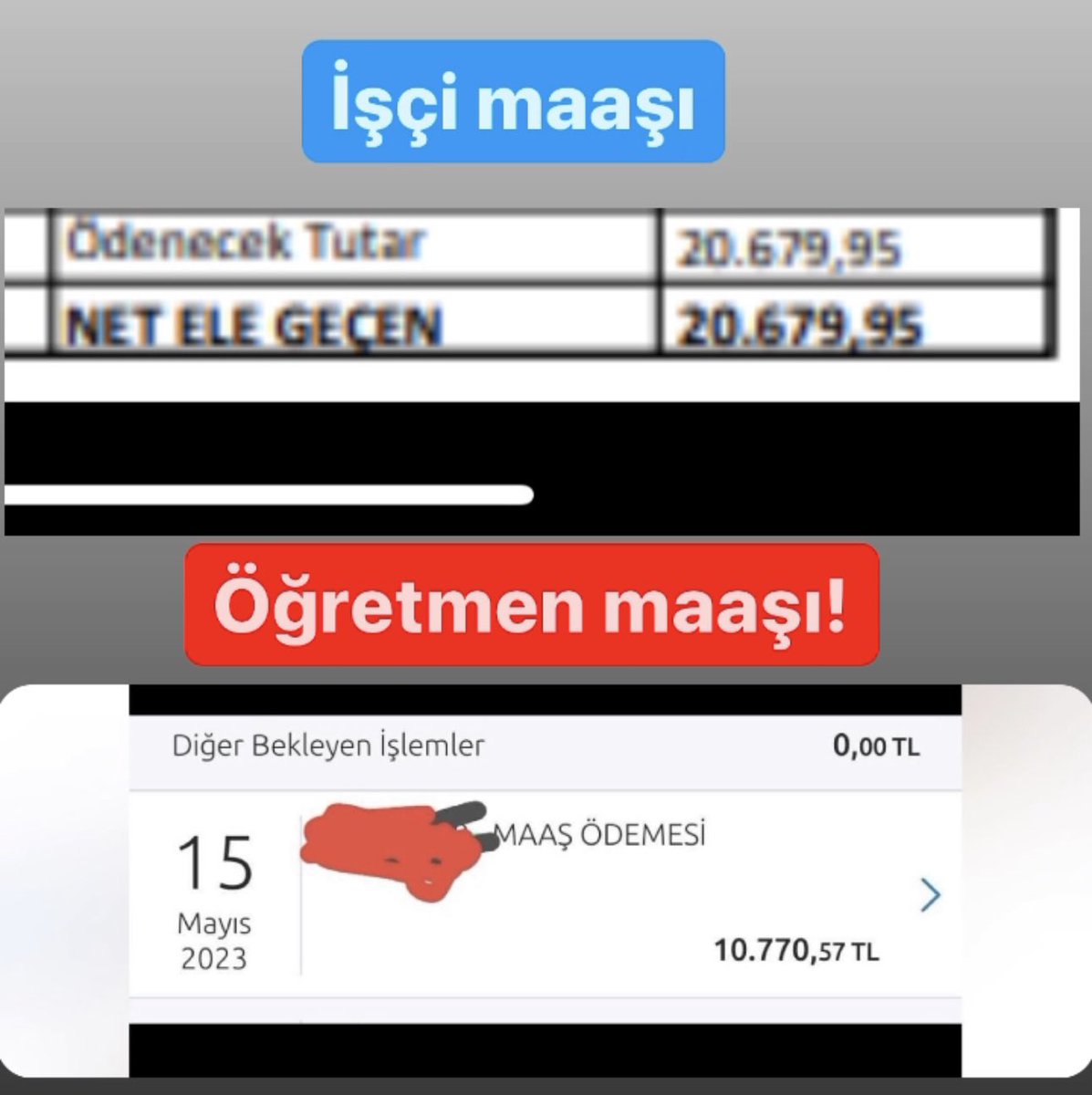 ogretmenlersyfs's tweet photo. Öğretmen maaşı en az 30 bin tl olmalıdır! https://t.co/8ejfGCPlwy