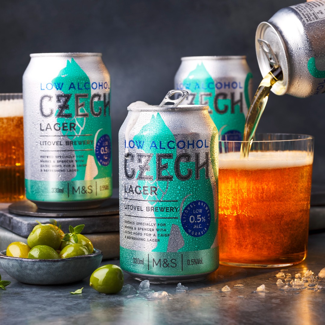 M&S on Twitter "Introducing our crisp and refreshing low alcohol Czech