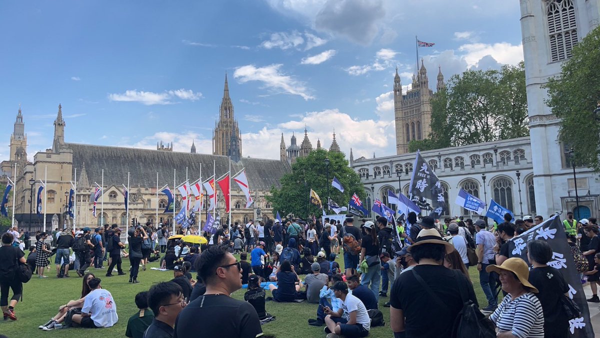lukedepulford's tweet photo. Gathering for 6/12 in London 

#HongKong https://t.co/o6PrT4zs9e