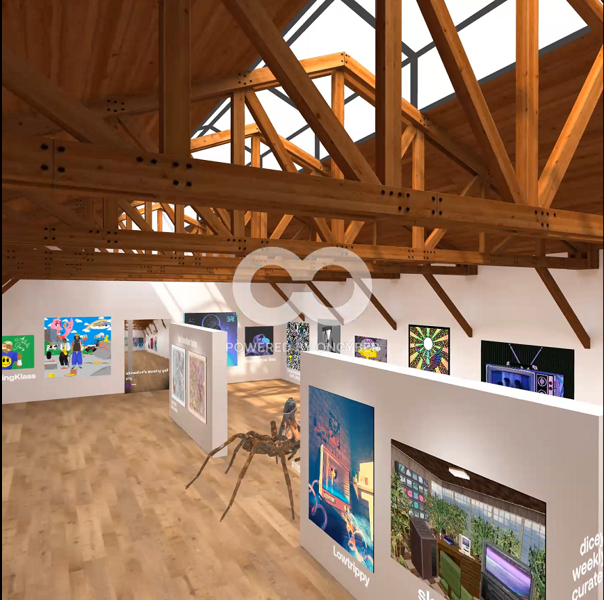 AkiraD's tweet photo. GM peeps! It's Sunday and you know what that means - a new #tezos gallery! ✨🖼️👀 

Enter here ---> https://t.co/lX359lLpYU 
 
Remember that you can take the portals to previous galleries. A museum "hub" will be coming soon! https://t.co/BCf7zizrHi