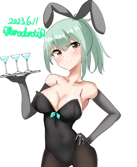 #艦これ版深夜の真剣お絵描き60分一本勝負 #艦これ版真剣お絵描き60分一本勝負_20230611 ゆうバニさん