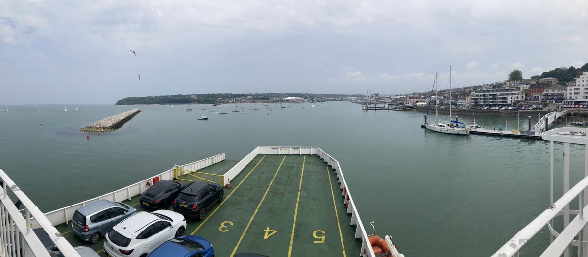 Arriving in East Cowes