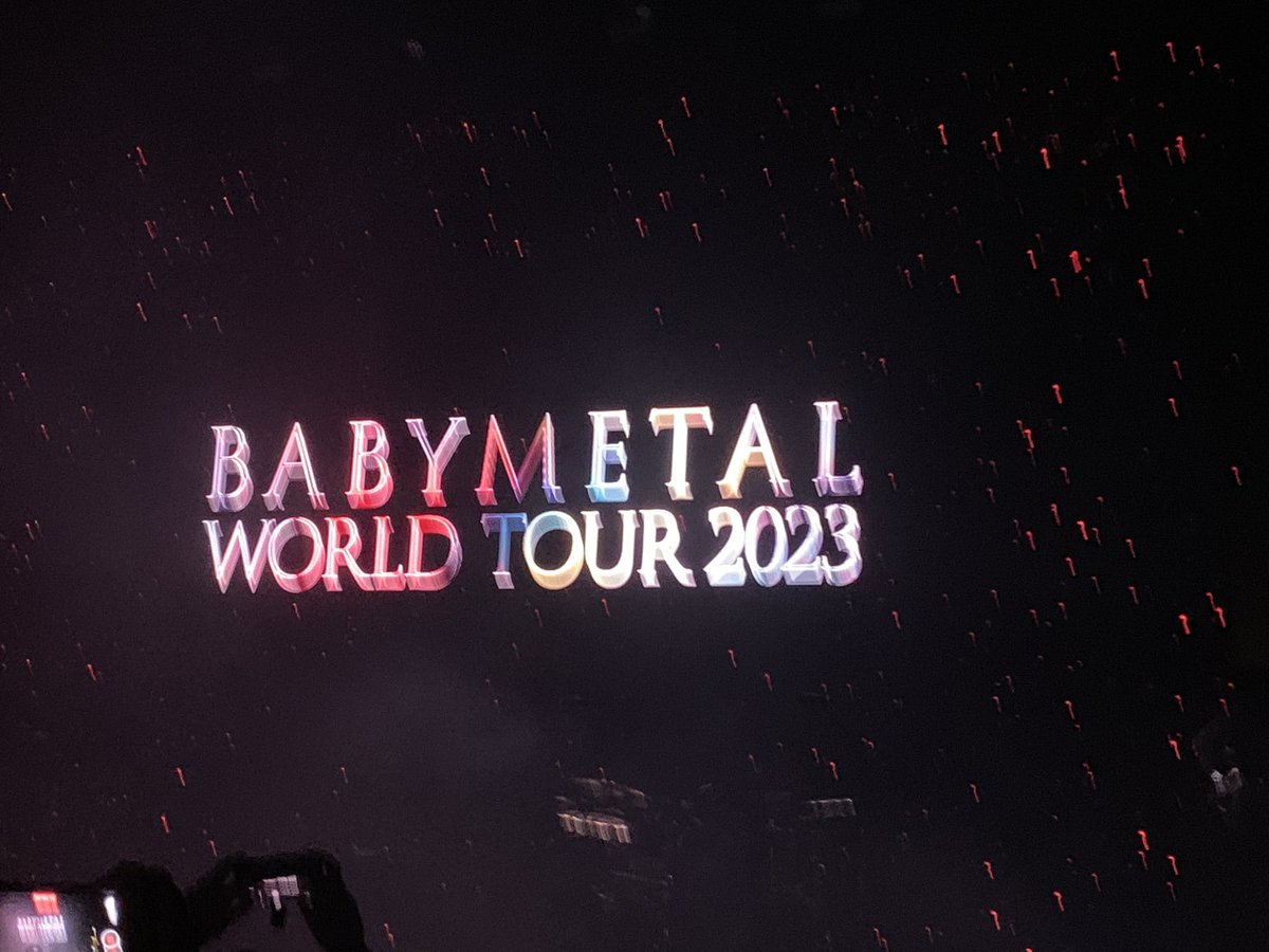 Well that was pretty epic! Well done girls and everyone involved! The band smashed it. Moa is my spirit animal. #BABYMETALinMelbourne #BABYMETALWORLDTOUR2023