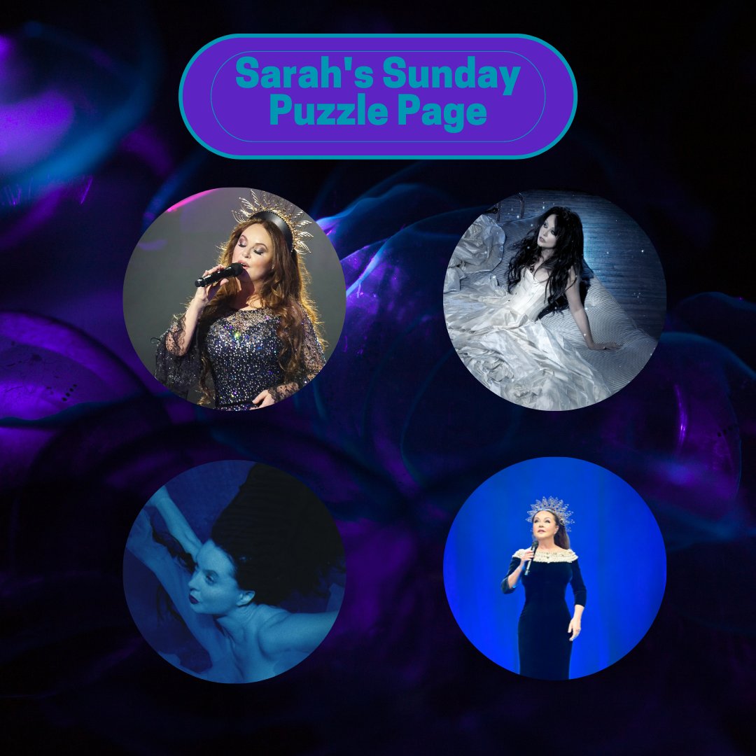 NEW Sarah's Sunday Puzzle Page

Share a fun weekend challenge by solving this online word scramble featuring lyrics from some of Sarah's incredible music. Can you guess which songs these beautiful words come from? 

Solve and share the puzzle here: puzzel.org/en/word-scramb…