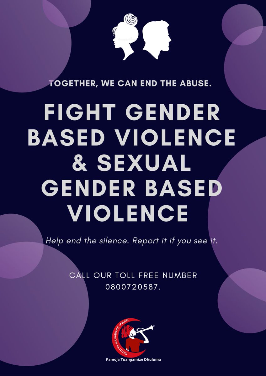 SautiYaWake's tweet photo. Help end the silence..
Report all cases!!
#SautiYaWanawakePwani
#PamojaTuangamizeDhuluma
#SilenceKills
#ReportCases https://t.co/LyE6moLeXM