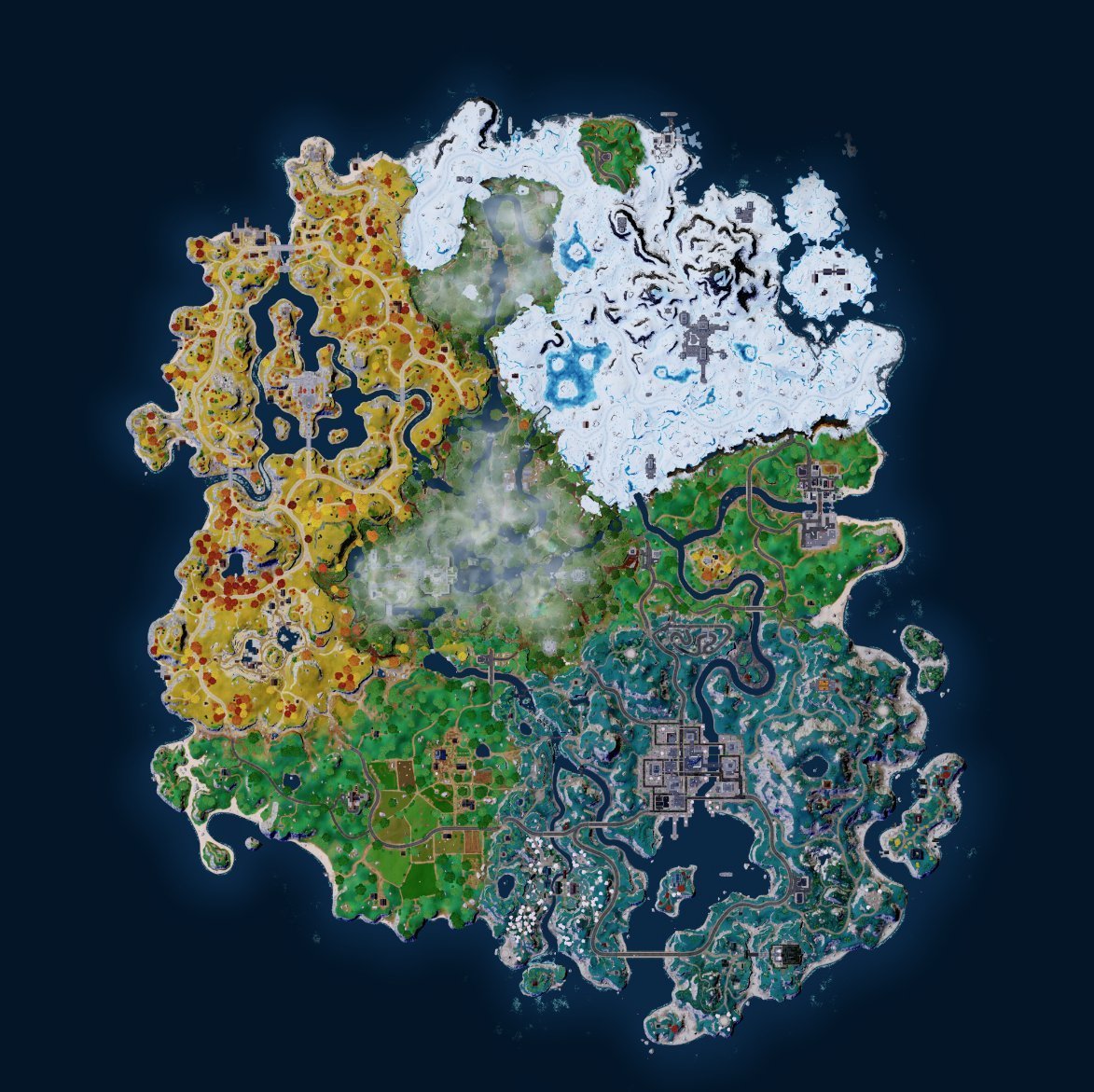 Here is the new Fortnite map! 😵

W or L?