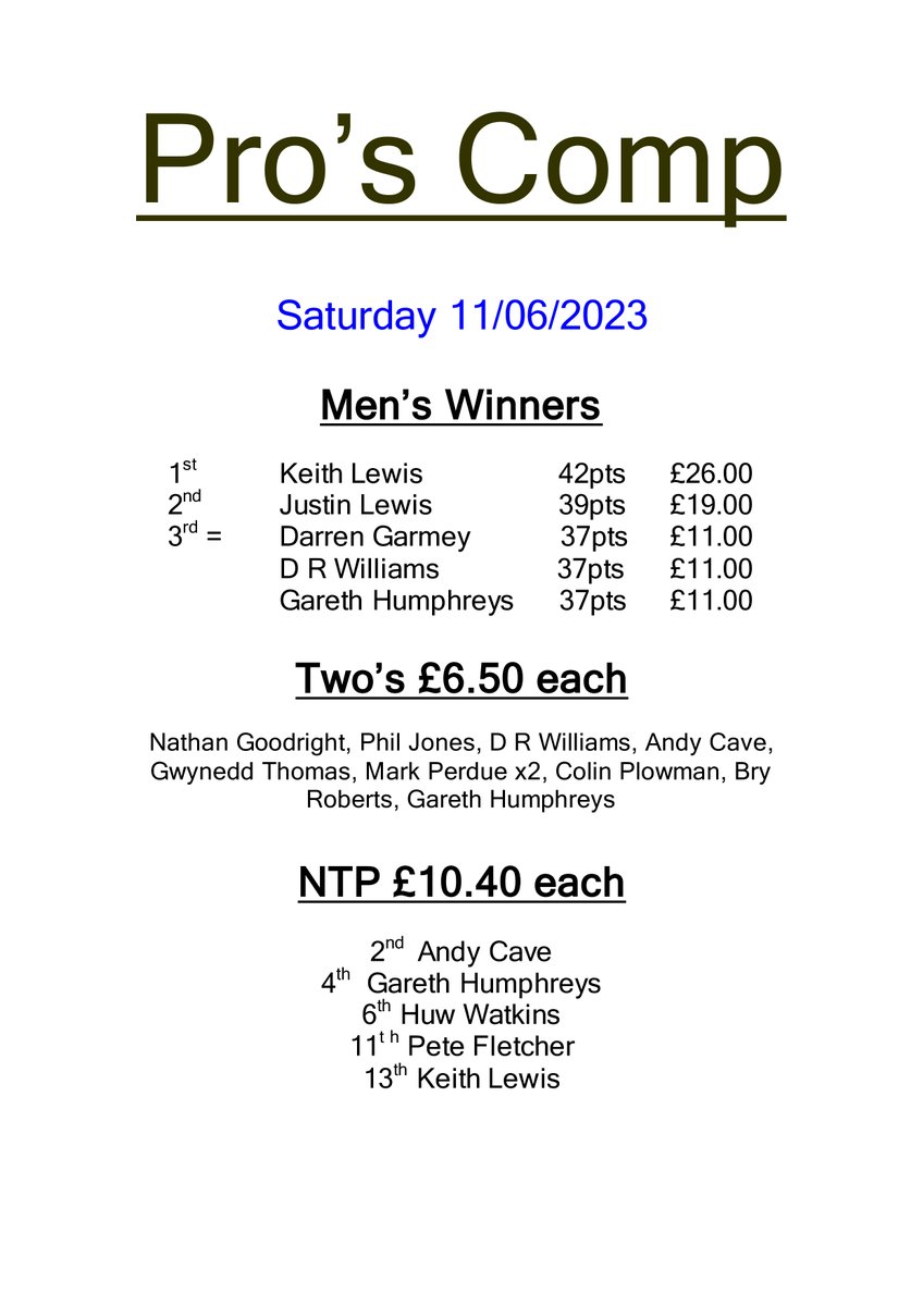 Holyhead Golf Club (@holyheadgc) on Twitter photo 