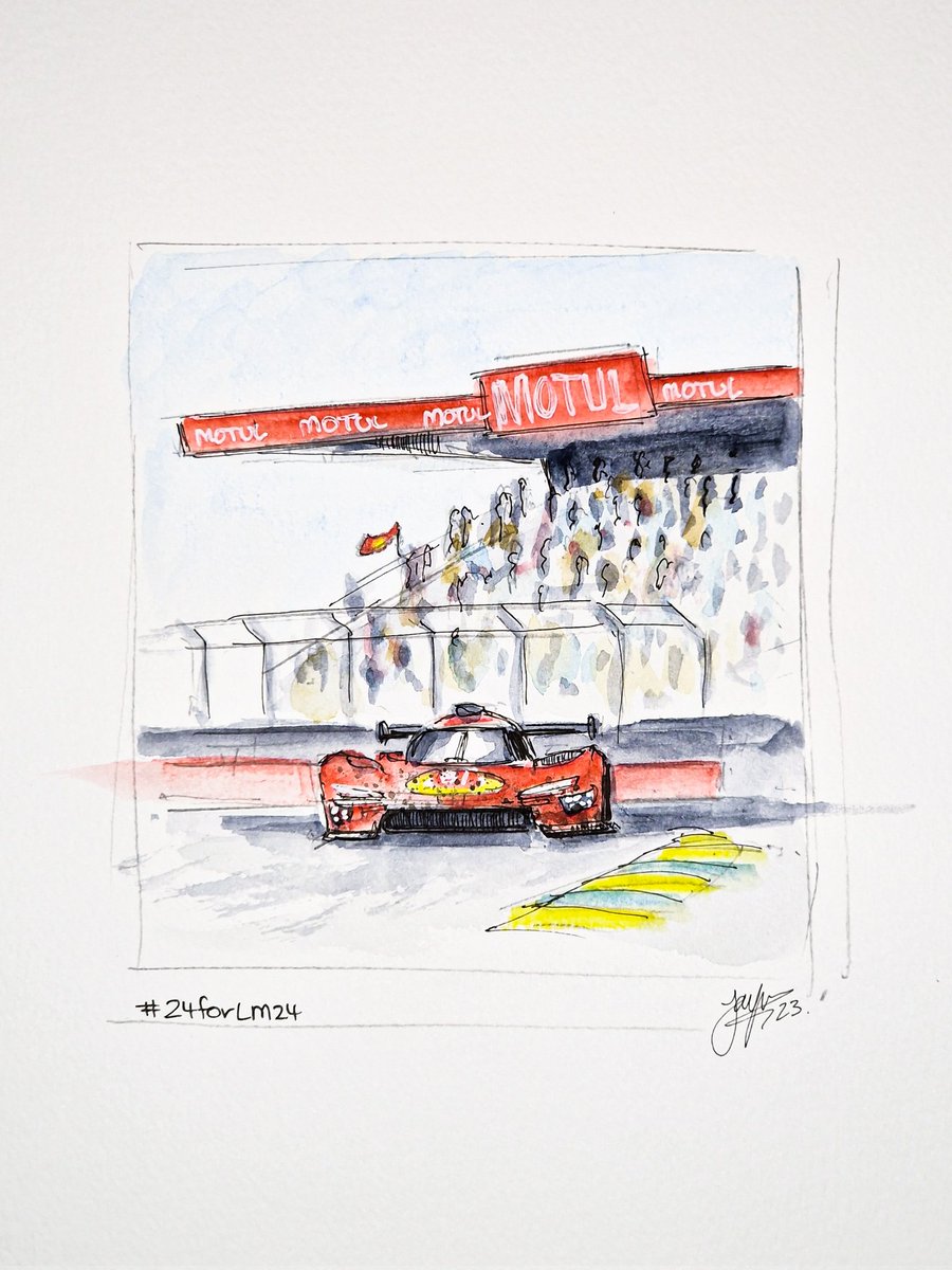 #24forLM24 - 24 Artworks in 24 Hours 

-  Believe (23/24) 

Original artworks are for sale. Visit my bio link for more info and livestream! 

#LeMansCentenary #LeMans #LeMans24 #LM24 #24HoursofLeMans 

jaysonfong.com/24forlm24