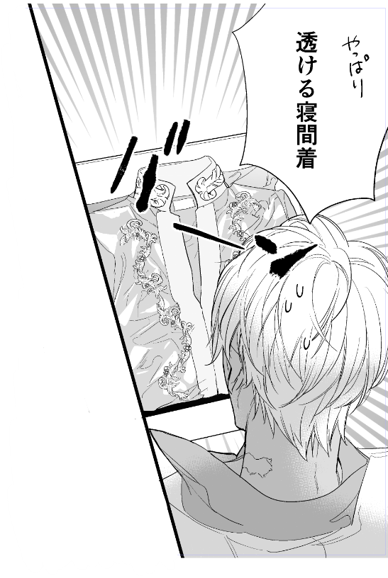 「透ける寝間着」ネタはがっつり描いてみたいな(笑)
